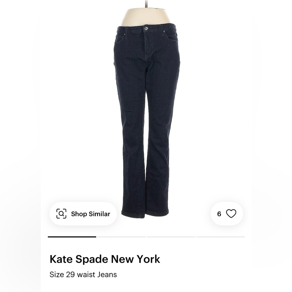 Kate Spade straight cut Jeans size 29